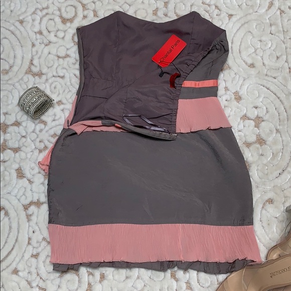 Strapless Dress w Ruffles - Picture 2 of 2